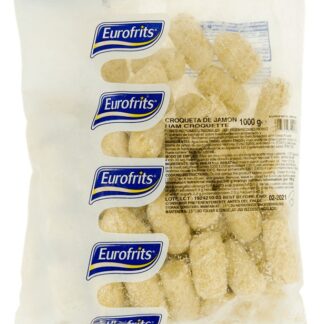 CROQUETA DE JAMON 19-21 GR /APROX EUROFRITS BOLSA X1000 GR 15U/CJ FGNE