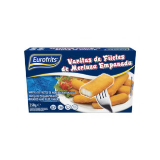 Varita de Filete de Merluza 30 g/Aprox Eurofrits 10 Bolsa x 350g FGNE