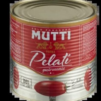 Tomate Entero Pelado Sel Gastro lata 2500gr Mutti, 6U, FGNE