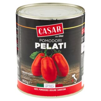 Tomate Entero Pelado Lata 800g Casar, 12u, FGNE