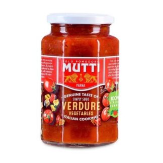 Salsa de Tomate con Verduras 400 g Mutti, 6U, FGNE