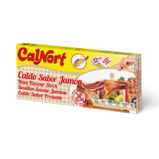 CALDO SABOR JAMON PASTILLA X 10 G (ESTUCHE 12 PASTILLAS) CALNORT 24U/CJ FGNE
