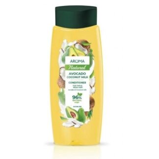 Acondicionador de Aguacate y Leche de Coco 400 ml Aroma Natural, 12u, FGNE