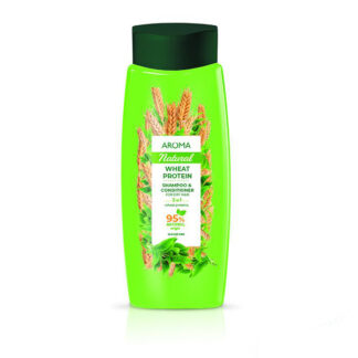 Champu y Acondicionador de Proteina de Trigo 2 en 1 400 ml Aroma Natural, 12U, FGNE