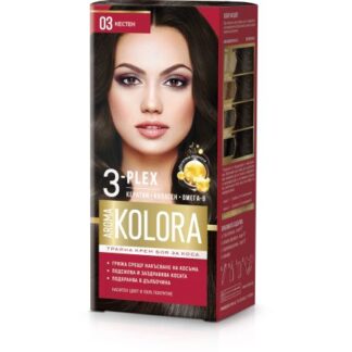 Tinte para el Cabello Castaño 03 45 ml Aroma Color, 12U, FGNE