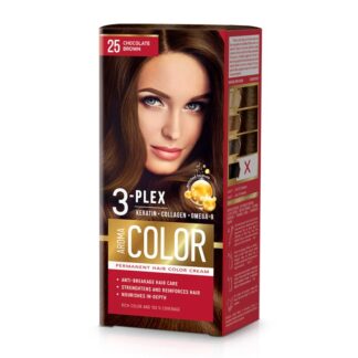 Tinte para el Cabello Castaño Chocolate 25 45 ml Aroma Color, FGNE