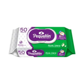 Toallitas Humedas Aloe Bolsa X 50 Pequeñin, FGNE
