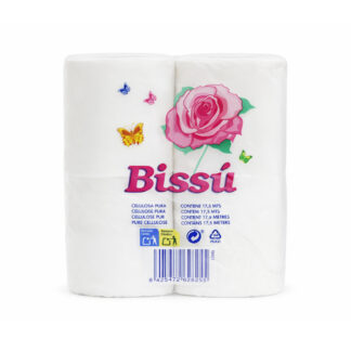 Papel Hig. Bissu 4 R. (35Uds/Saco 26Sacos/Palet)