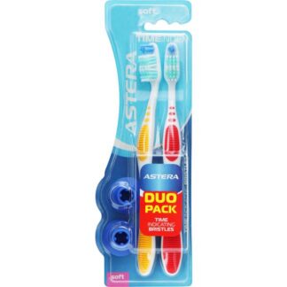 Cepillo Dental Activo Duo Pack Astera, 12U, FGNE