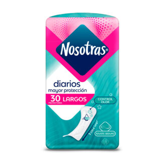 Protectores Diarios Largos Cjx12 Bolsasx15ud Nosotras, FGNE